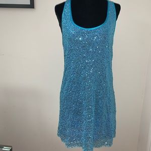 Victoria’s Secret Blue Sequin Tank Dress